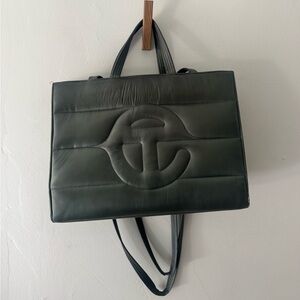 Telfar Puff Medium Shopping Bag - Olive Green